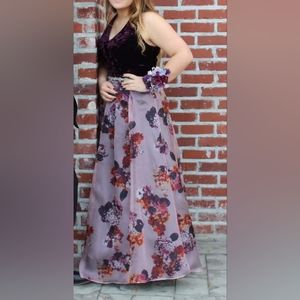 Beautiful floral gown